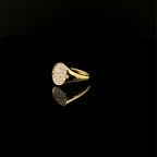 Oval Diamond Cluster Ring
