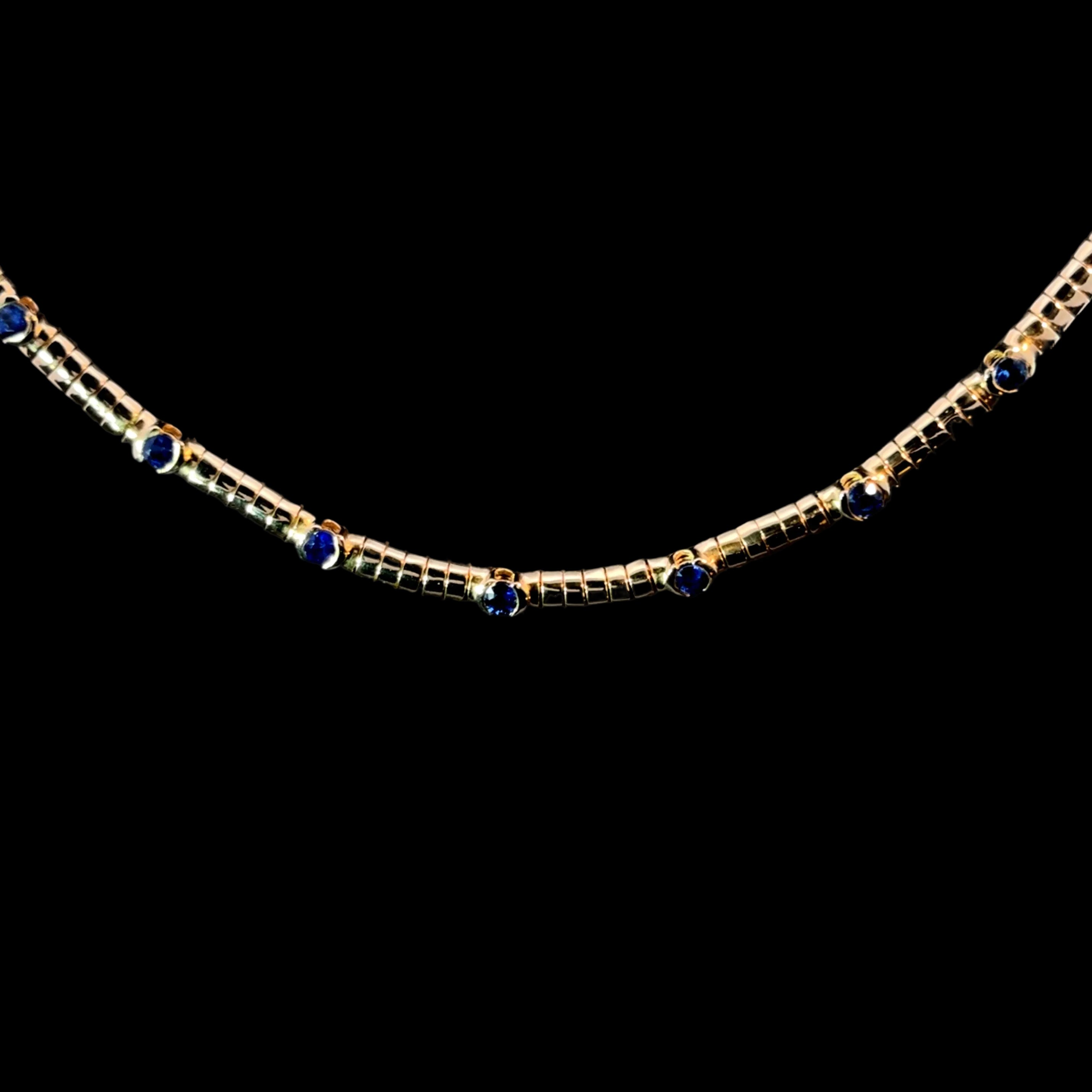 Sapphire Nova Necklace