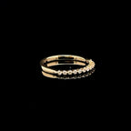 Diamond Prong Set Yellow Gold Ring