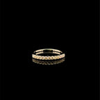 Round Diamond Pavé White Gold Ring
