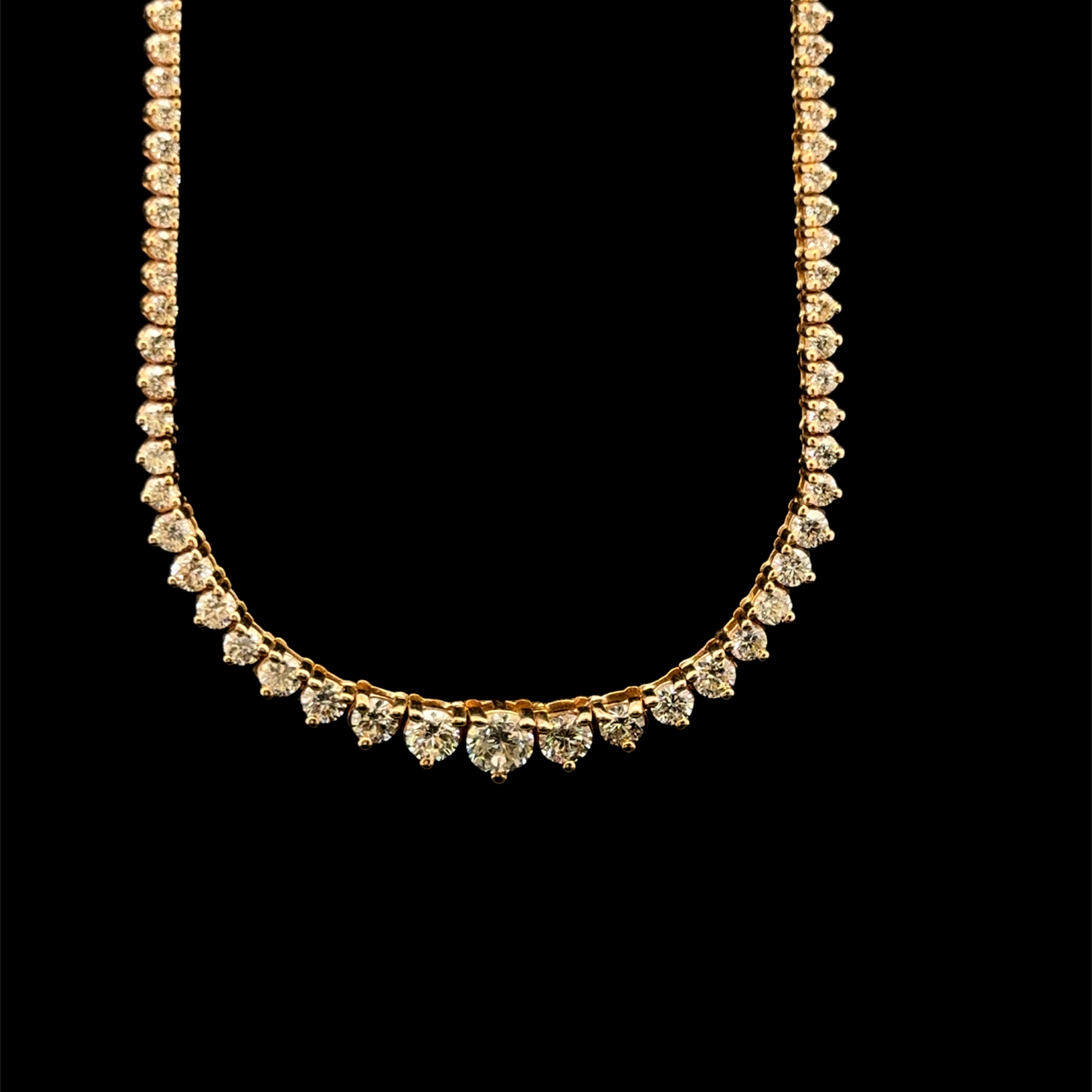 RIVIERA YELLOW DIAMOND NECKLACE 5.08CT