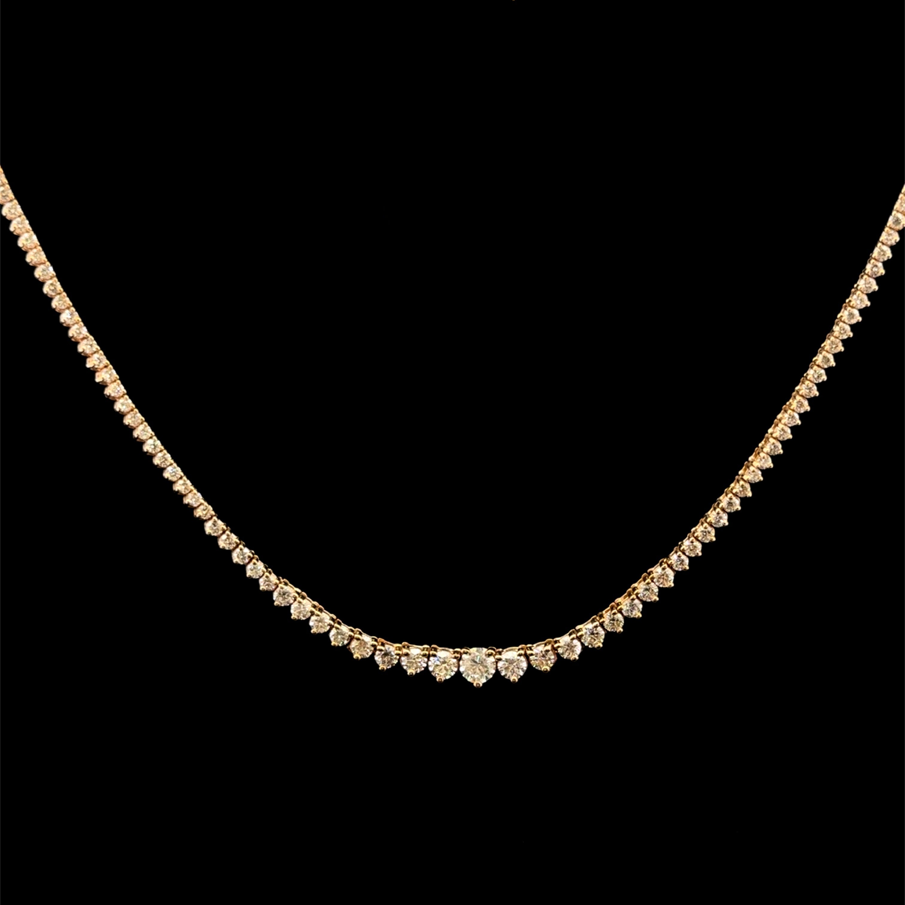 RIVIERA YELLOW DIAMOND NECKLACE 5.08CT