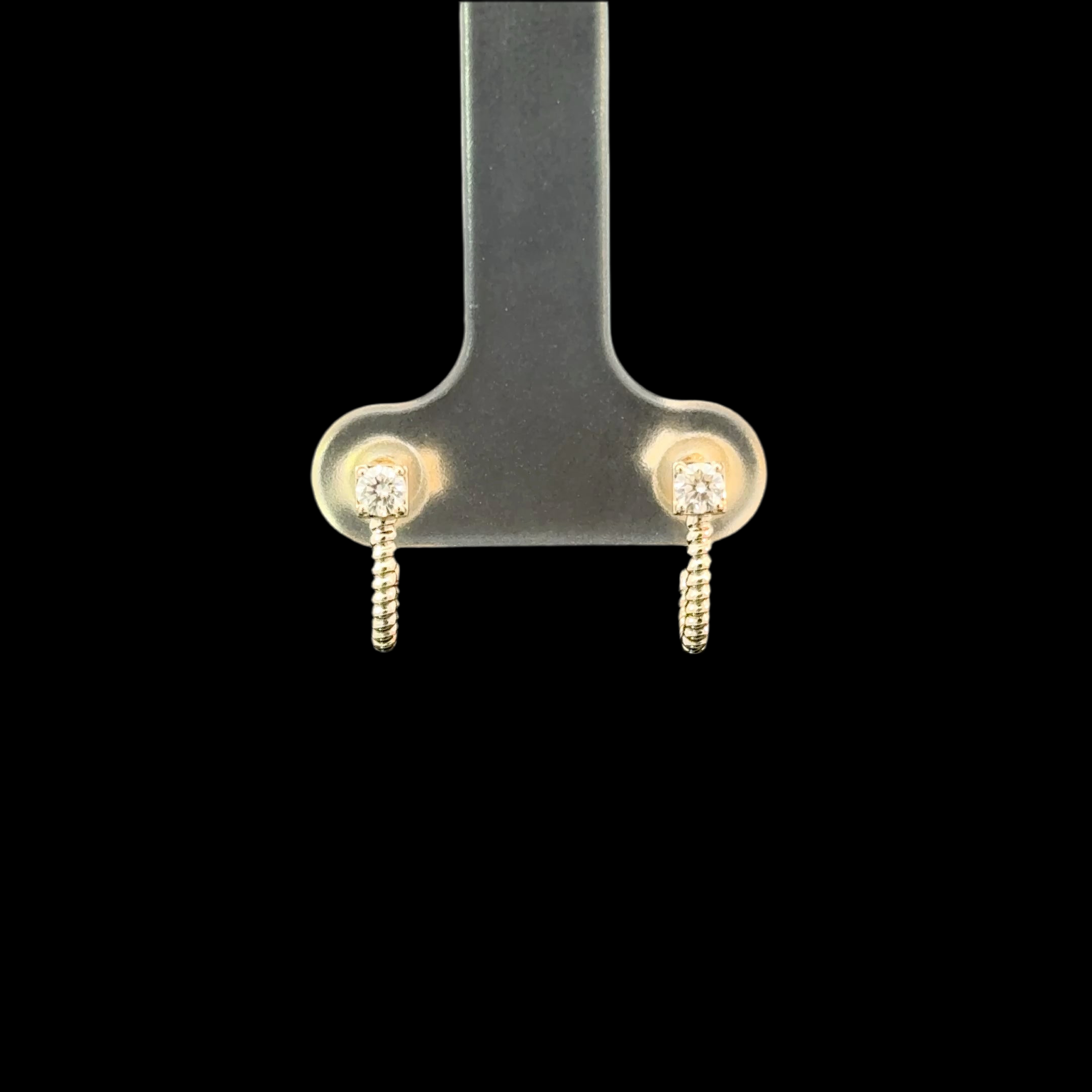 Spiral Spark Hoops