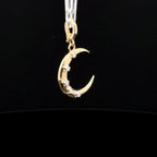 STARDUST CRESCENT DIAMOND MOON