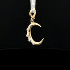 STARDUST CRESCENT DIAMOND MOON