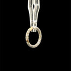 Micro Pavé Clasp White Gold