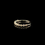Diamond Shared Prong Setting White Gold Ring