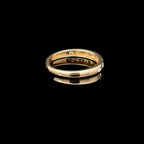 Diamond Bezel Yellow Gold Ring