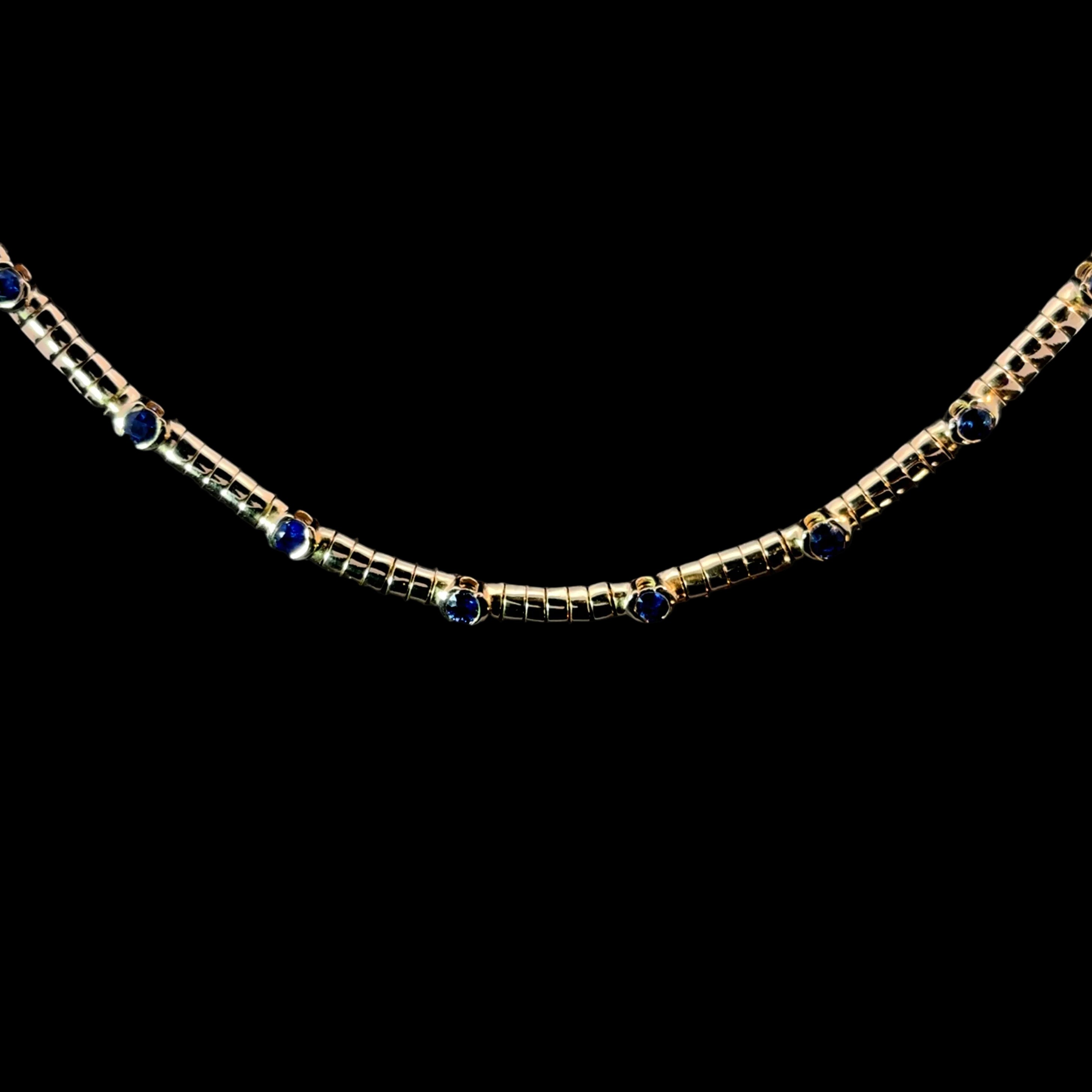 Sapphire Nova Necklace