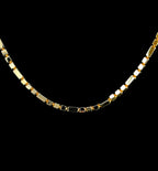 Gold Block Link Chain