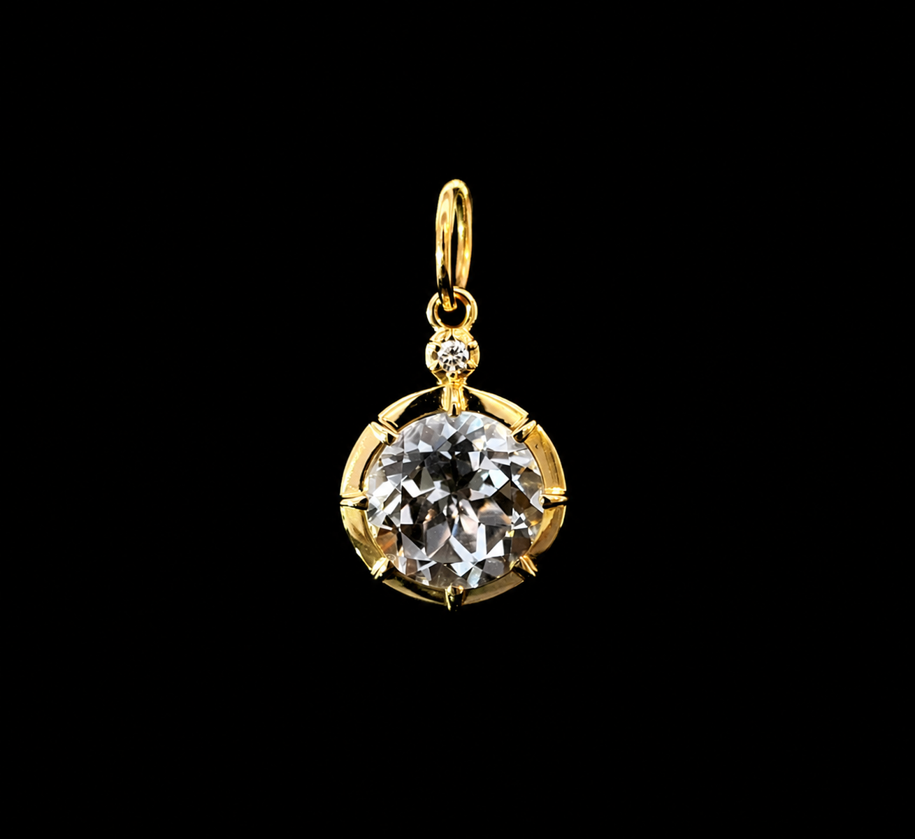 Orbit Topaz Charm
