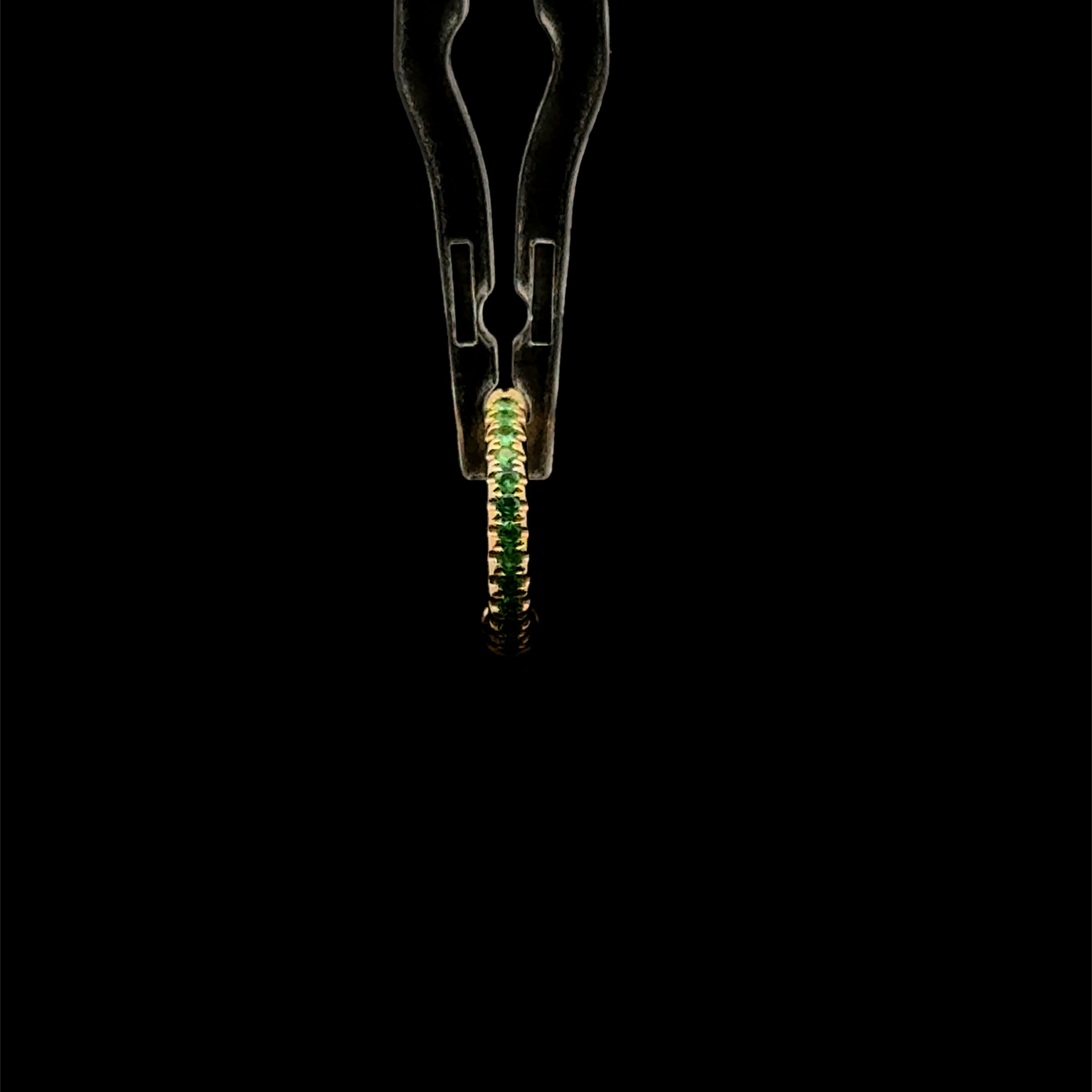 Emerald & Yellow Gold Ear Cuff