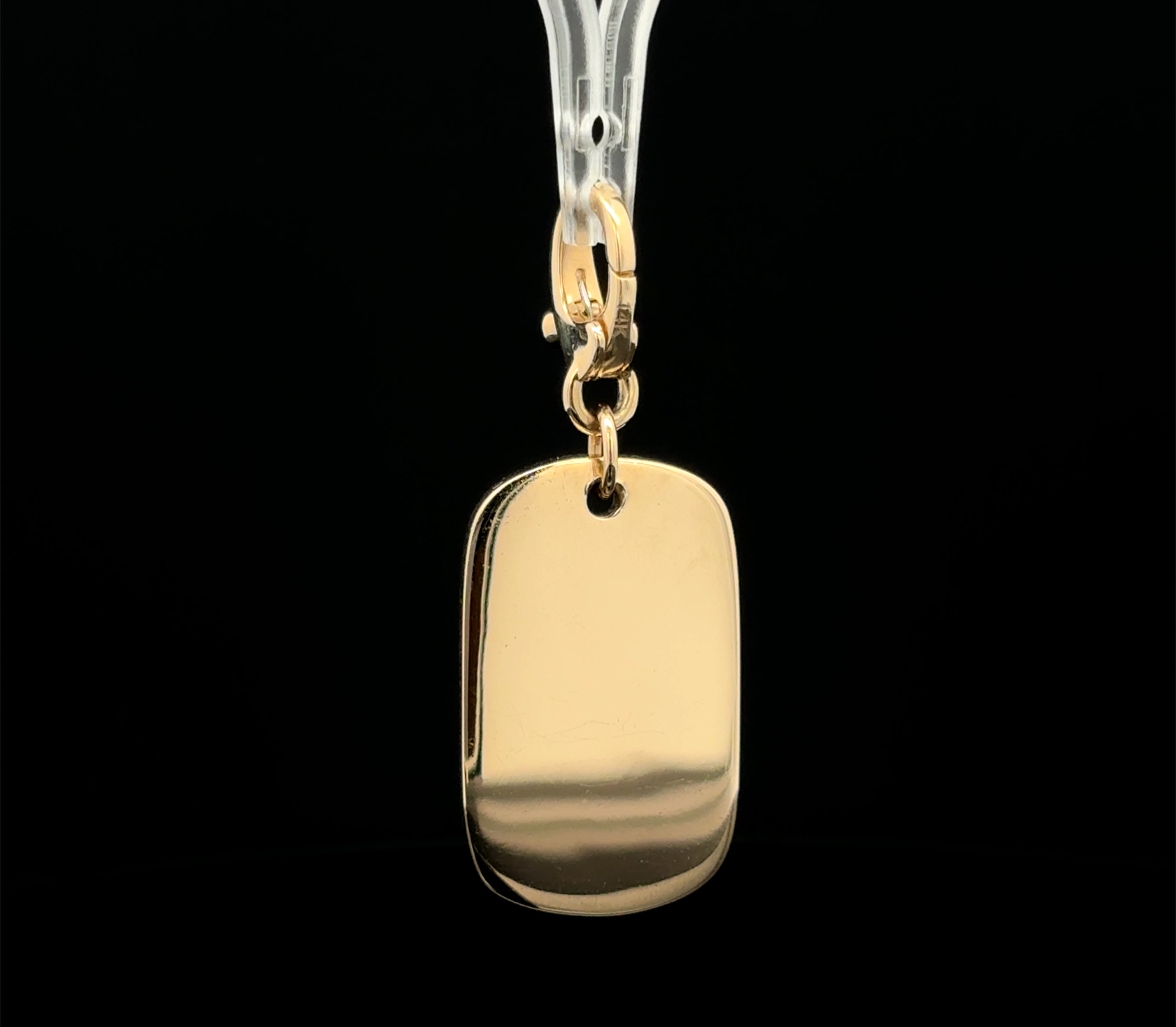 Pearl Tag Charm