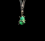 Malachite Guardian Bug Charm
