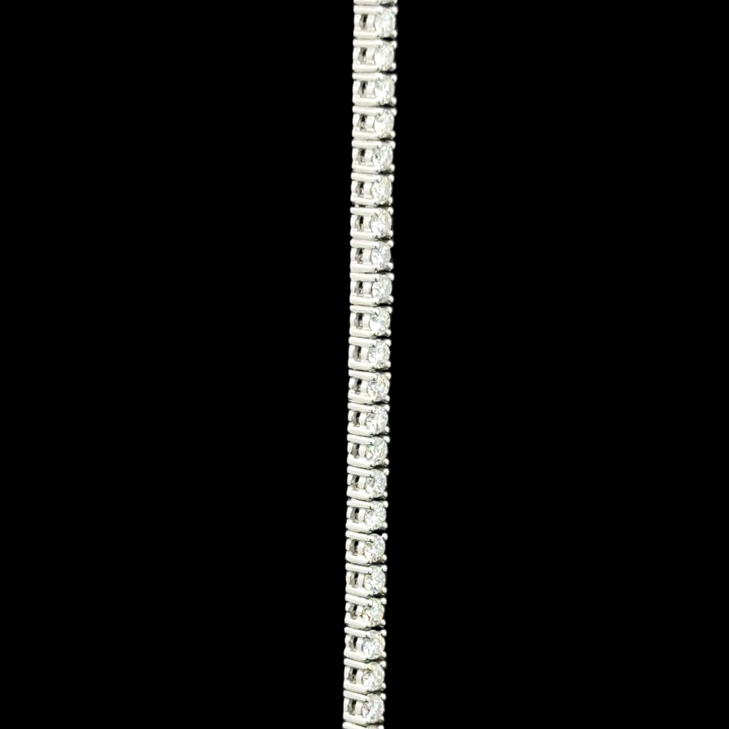 Diamond Micro Pavé White Gold Tennis Bracelet
