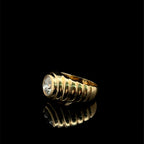 Ridge Oval Ring