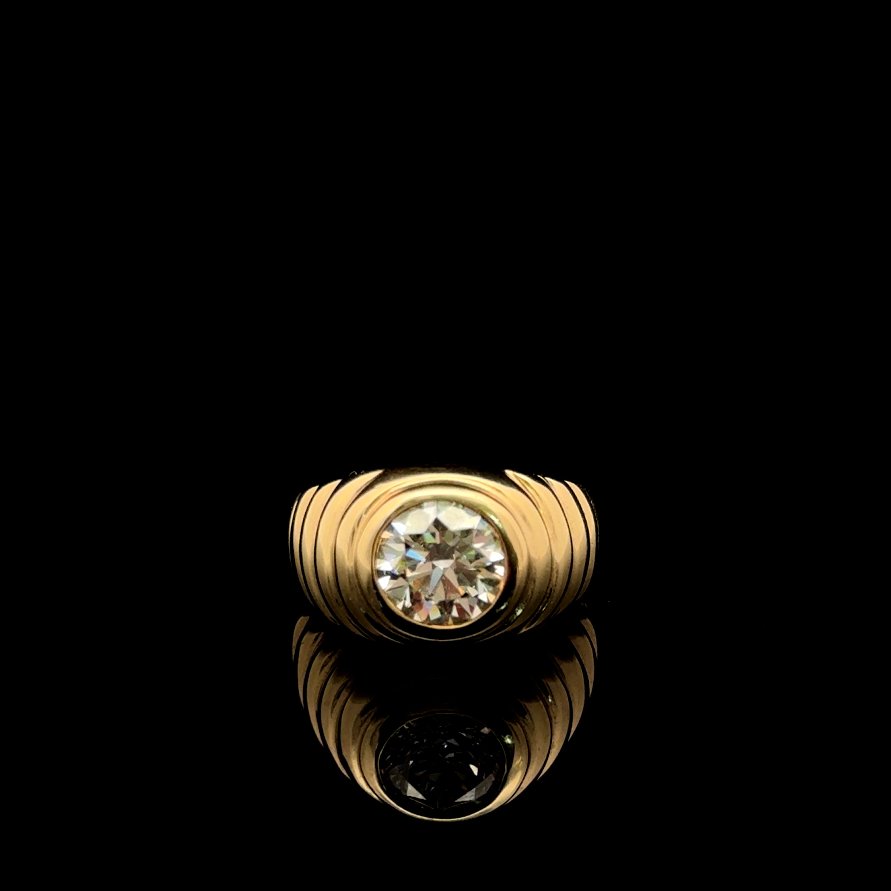 Ridge Oval Ring