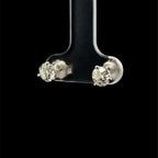 Diamond Stud White Gold Earrings