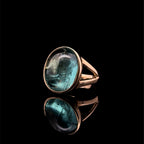 Bezel-Set Tourmaline Ring