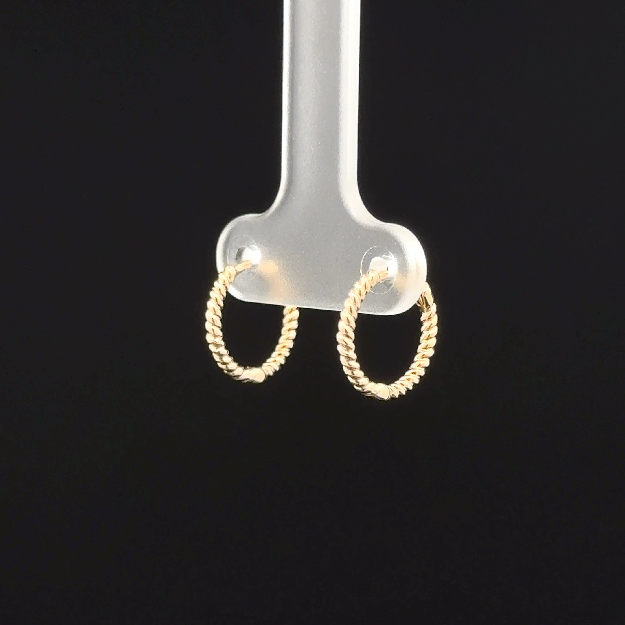 TWISTED HOOP EARRINGS XS'