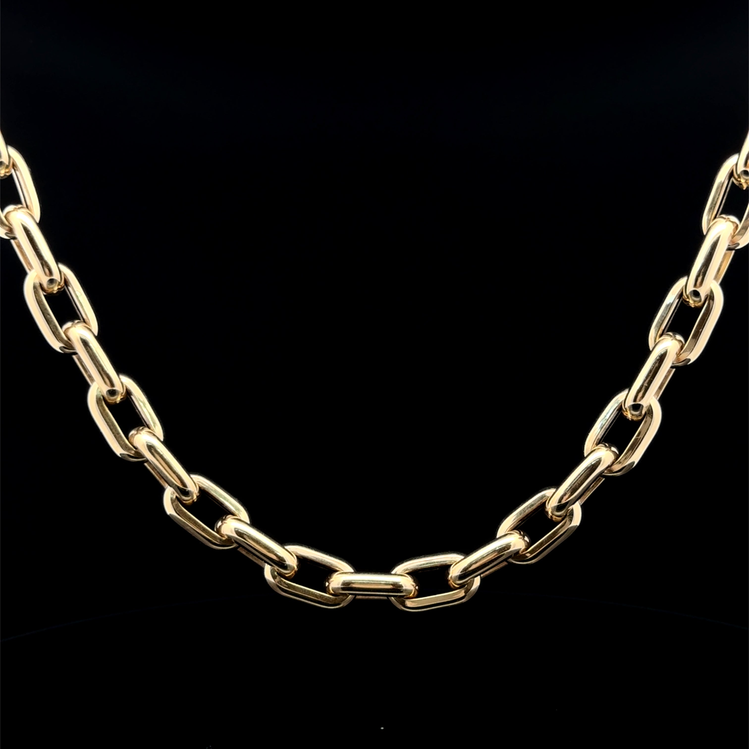 Thick Clip Link Yellow Gold Chain
