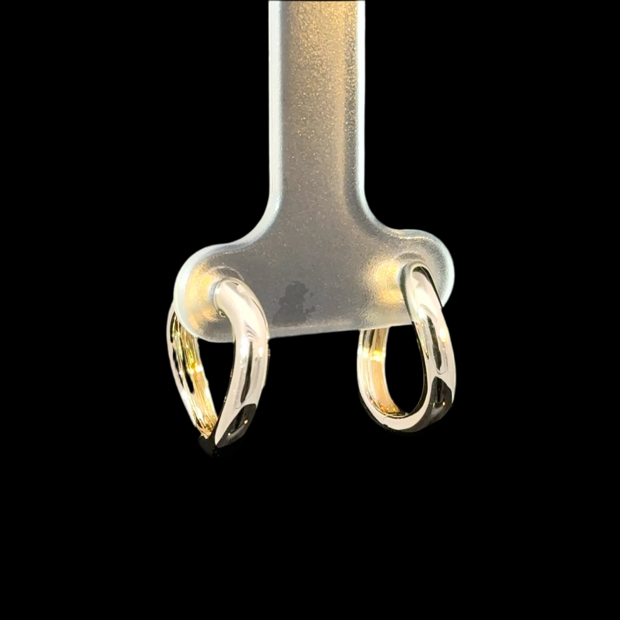 Wave Gold Hoops