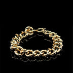 Yellow Gold Link Bracelet XL