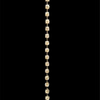 Diamond Square-Link White Gold Tennis Bracelet