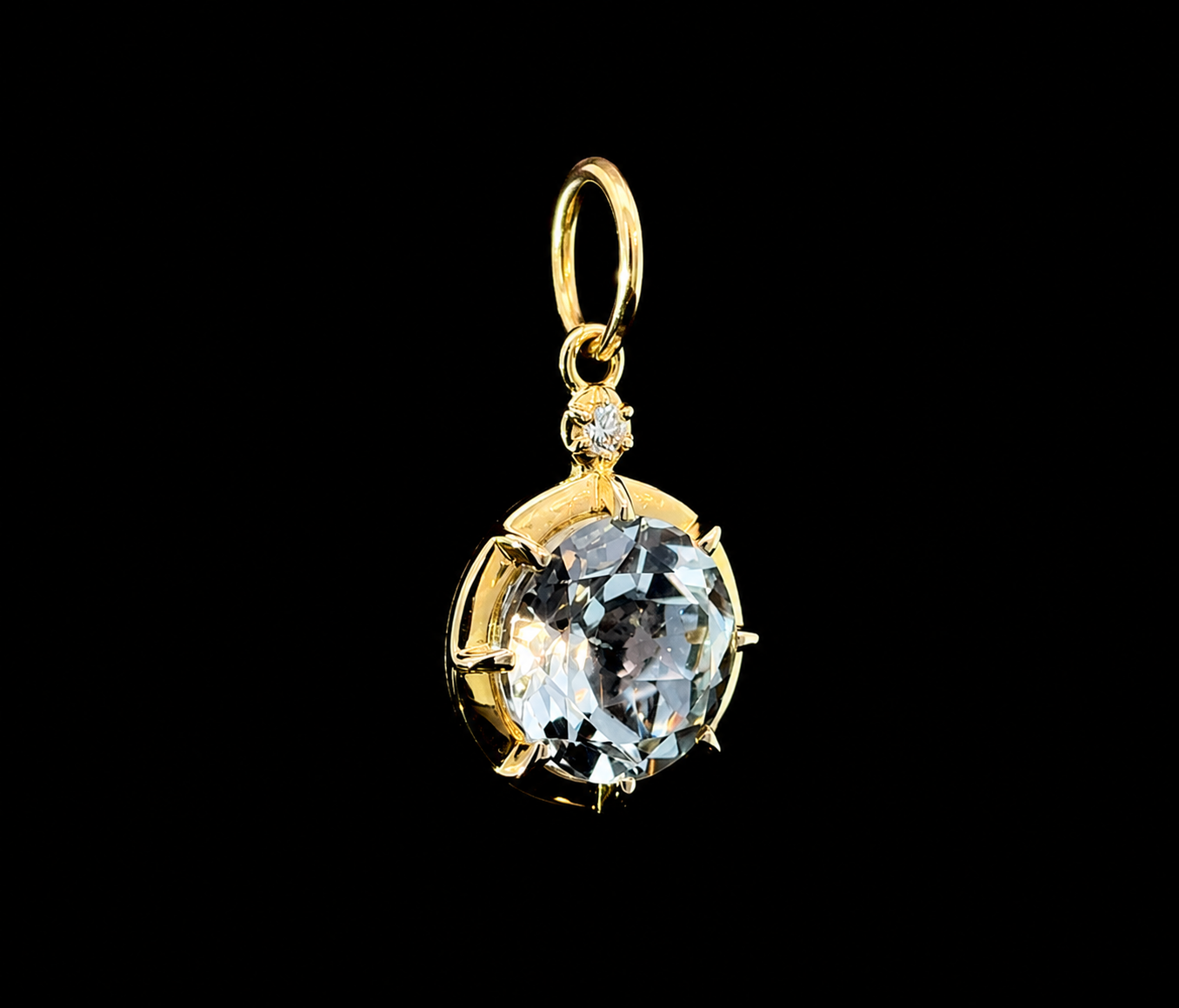 Orbit Topaz Charm