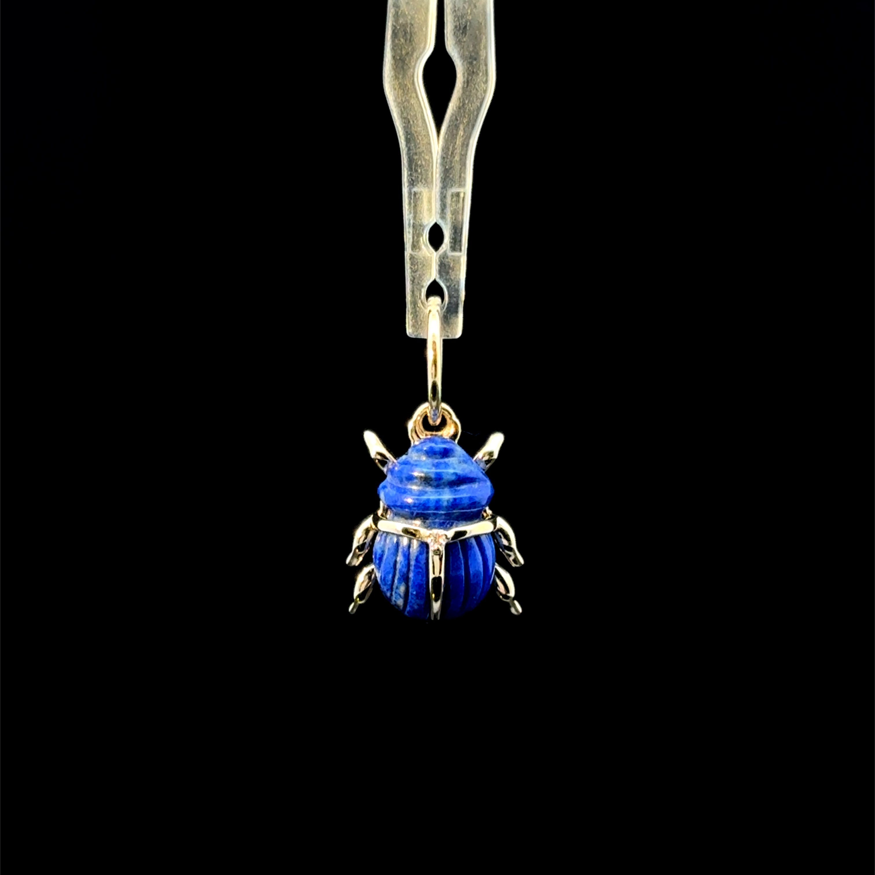 Lapis Lazuli Guardian Bug Charm