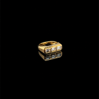 Triplet Diamond Ring