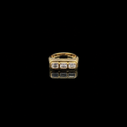 Triplet Diamond Ring