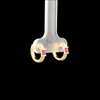 RUBY AXIX HOOP EARRINGS