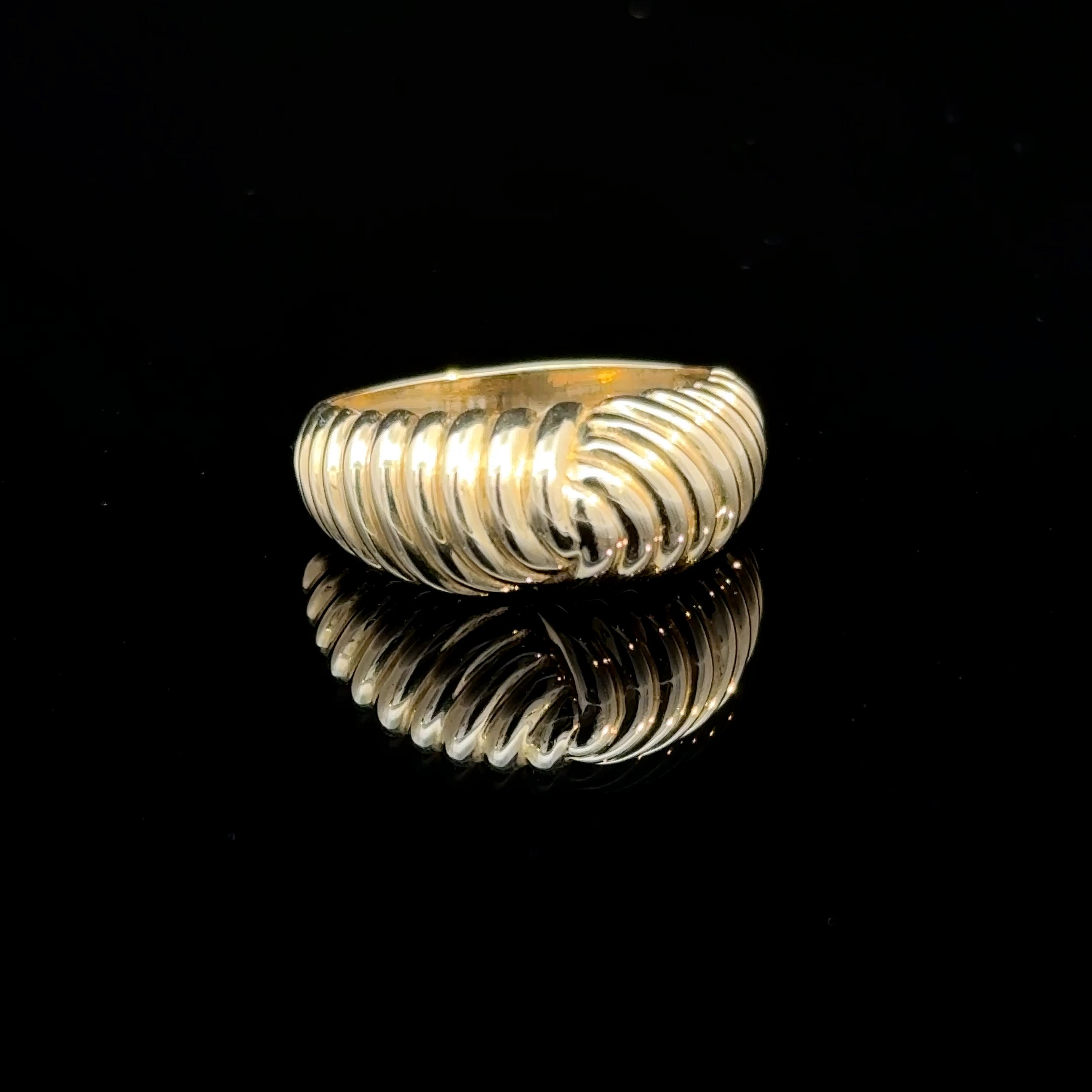 Multi-Knot Band Yellow Gold Ring