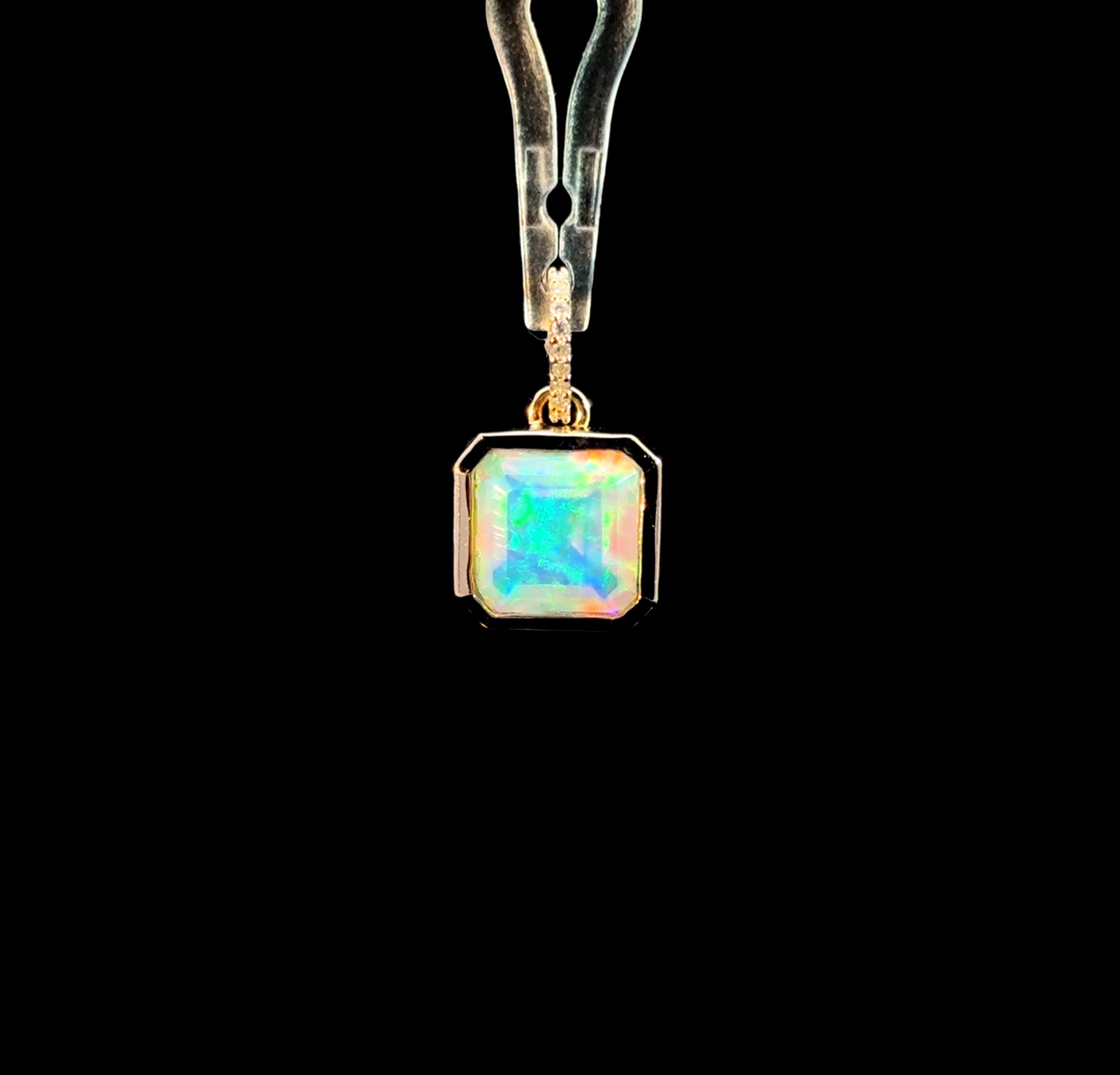 Opal Frame Charm