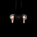 RUBY AXIX HOOP EARRINGS