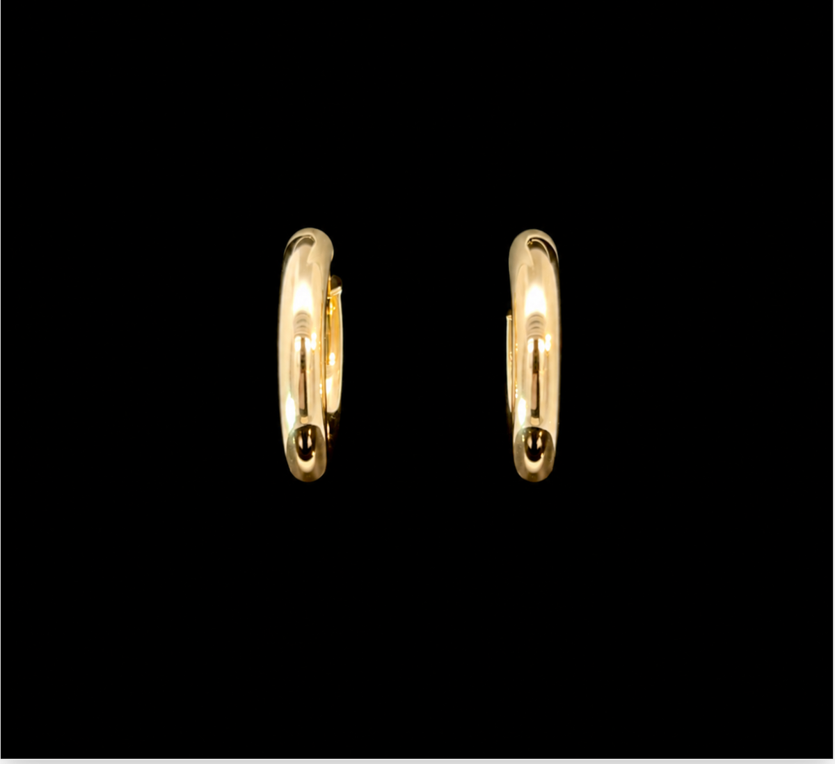 Yellow Gold Hoop Large
