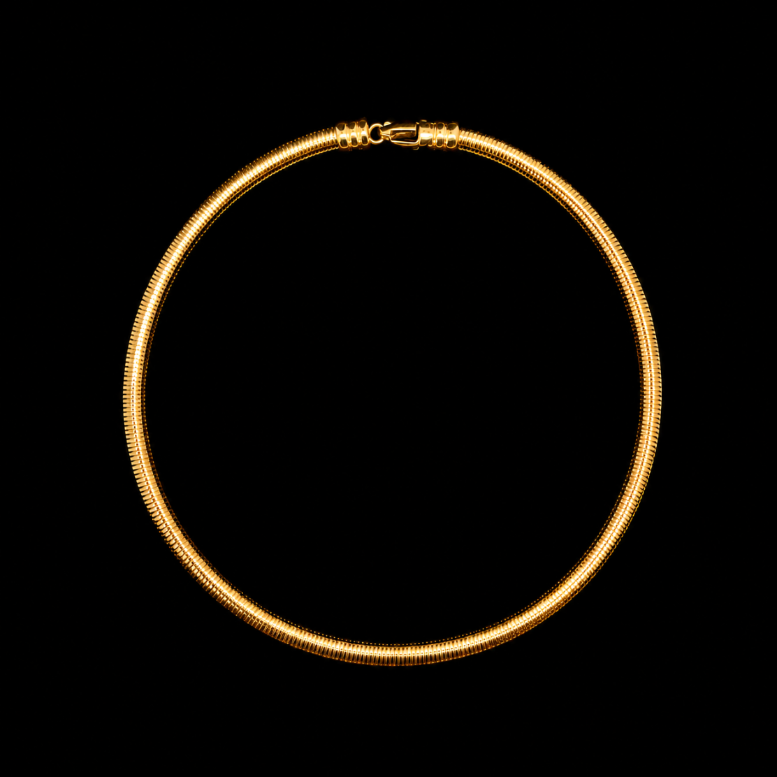 TUBULAR FLEX GOLD NECKLACE