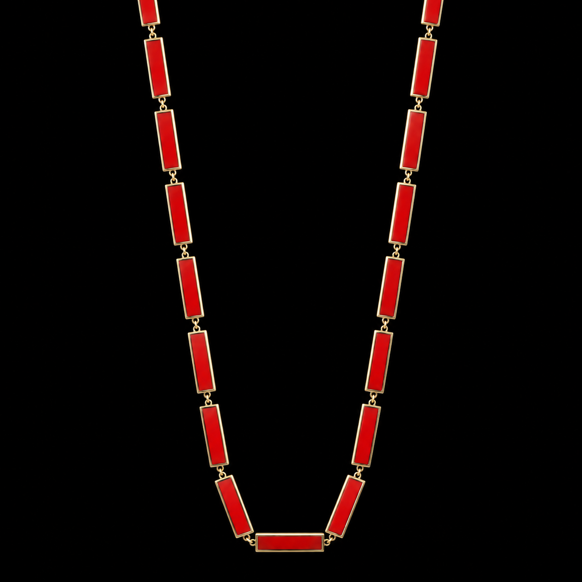 Inlay Red Jasper M 18 ¨