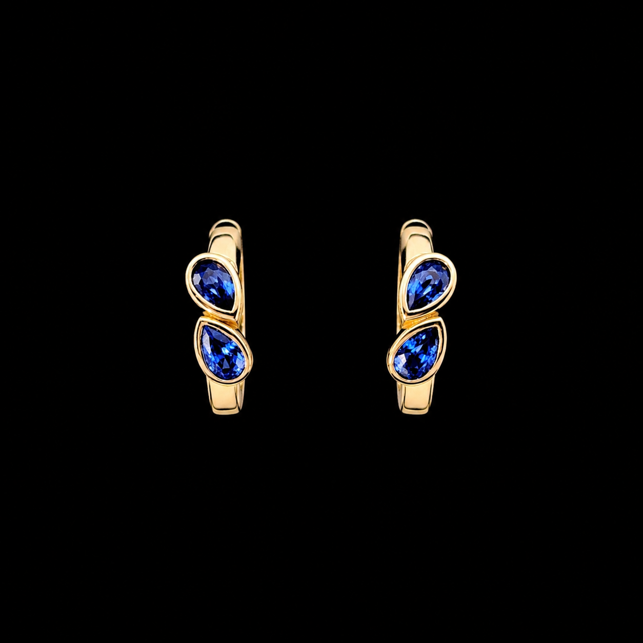 Sapphire Duet Earrings