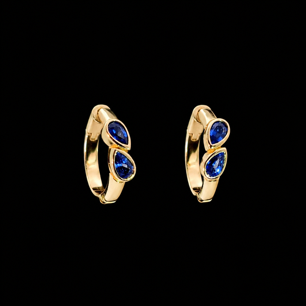 Sapphire Duet Earrings