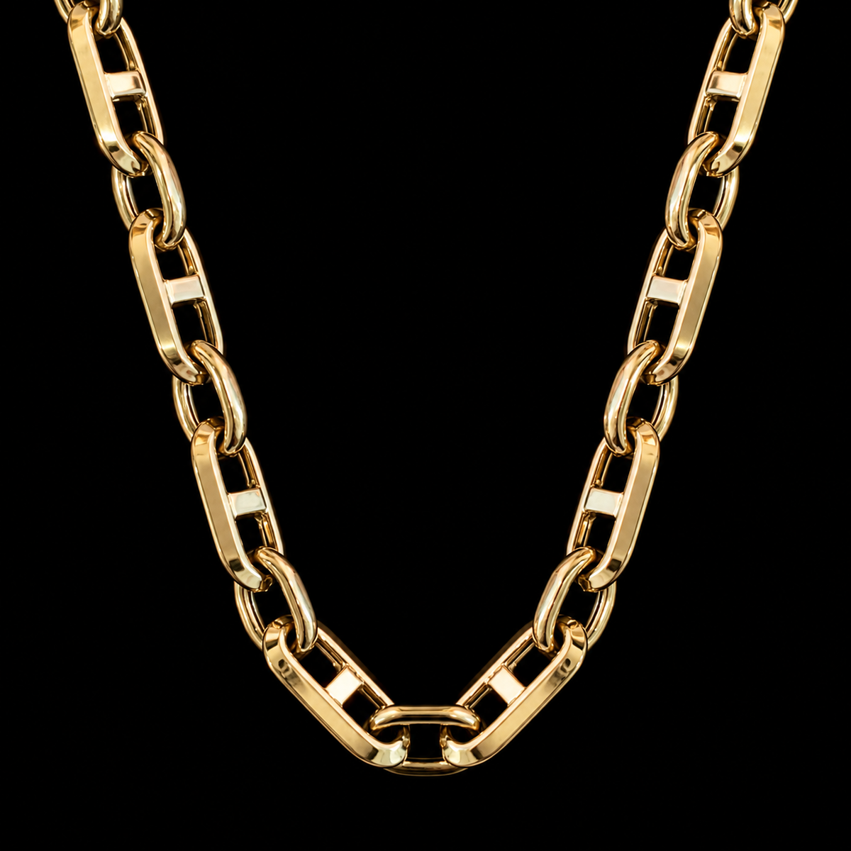 Golden Mariner Link Necklace