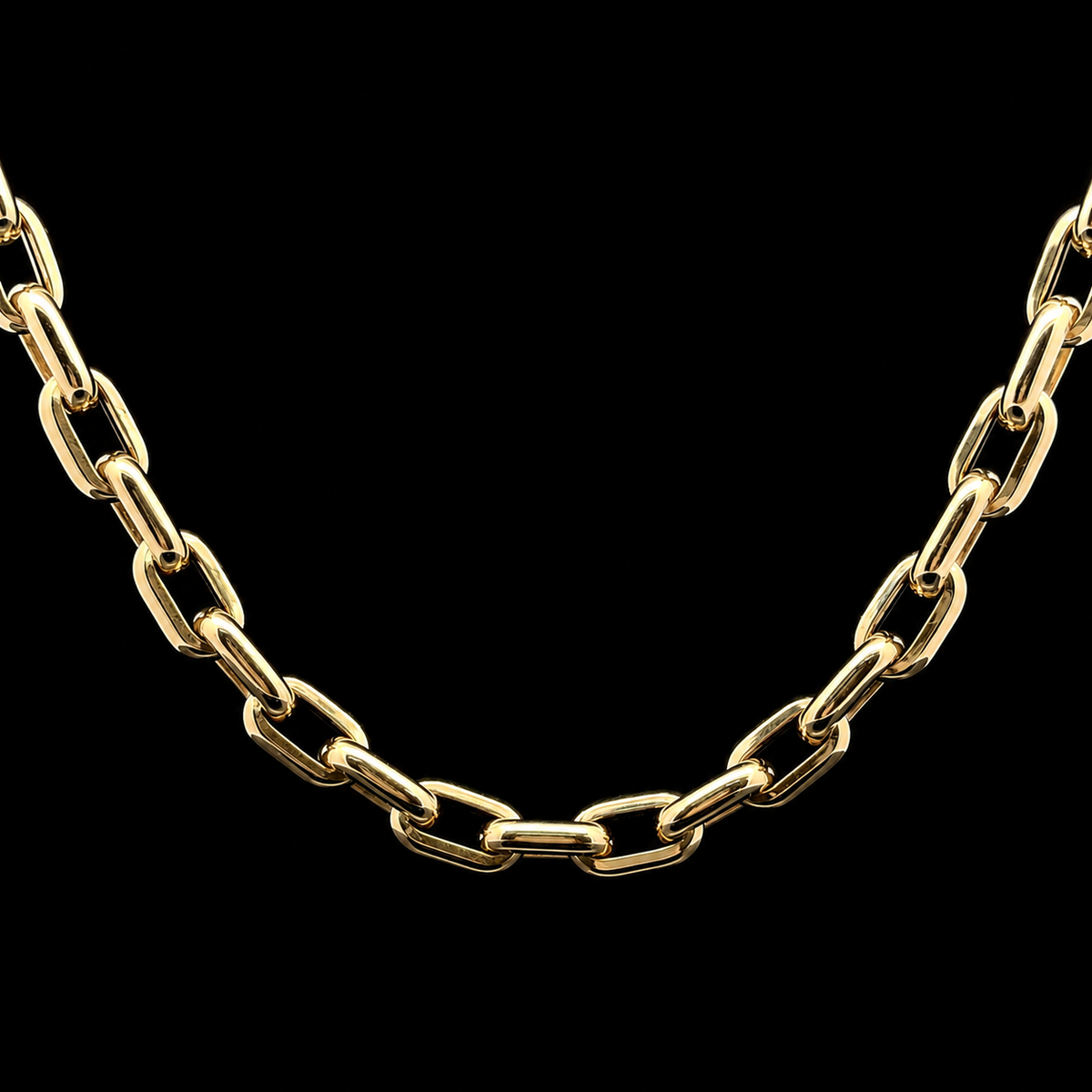 Thick Clip Link Yellow Gold Chain