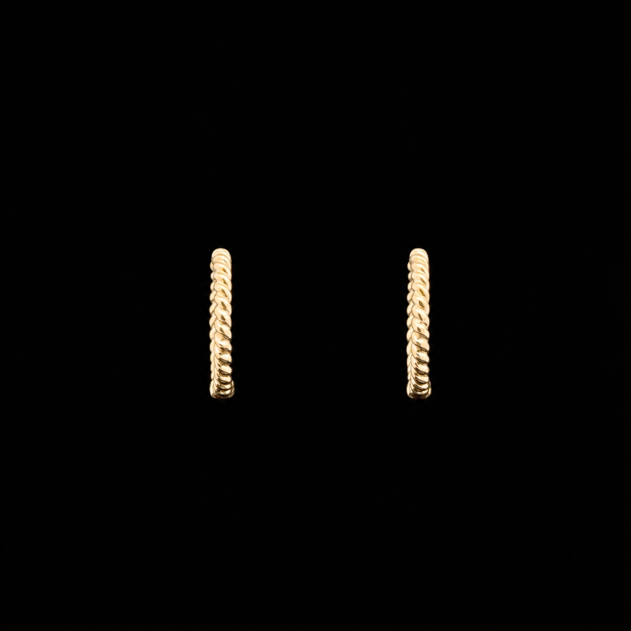 TWISTED HOOP EARRINGS XS'