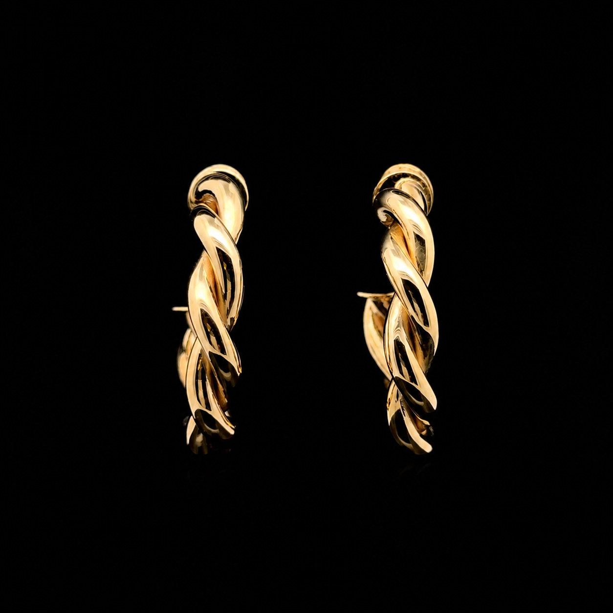TWISTED HOOP EARRINGS M'