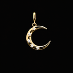 STARDUST CRESCENT DIAMOND MOON