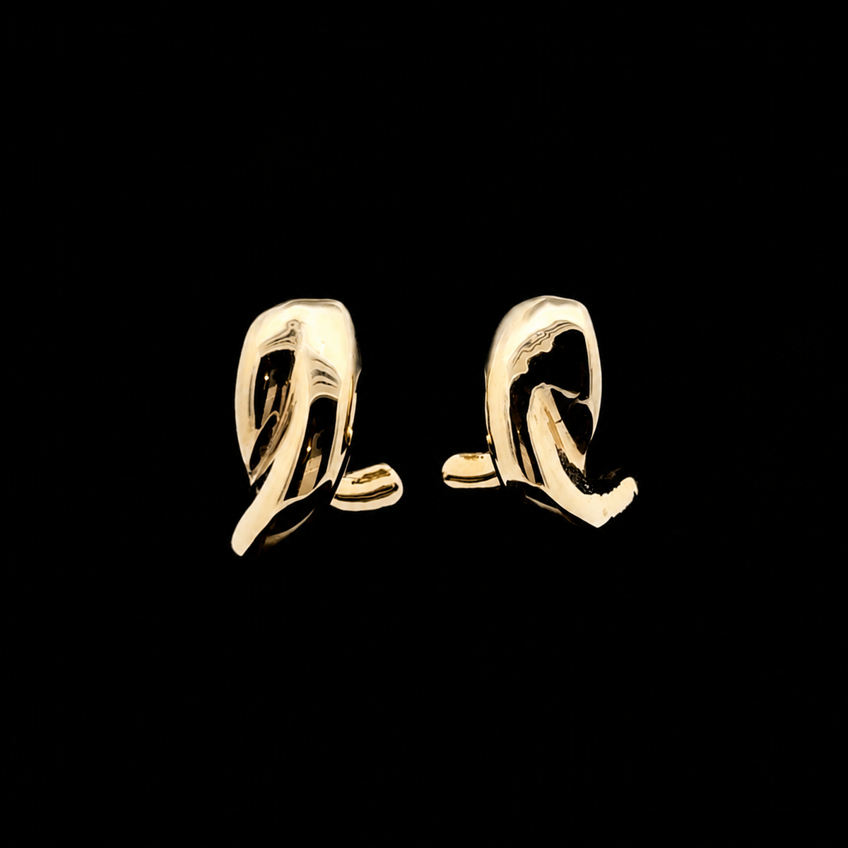 GOLD KNOT EARRINGS