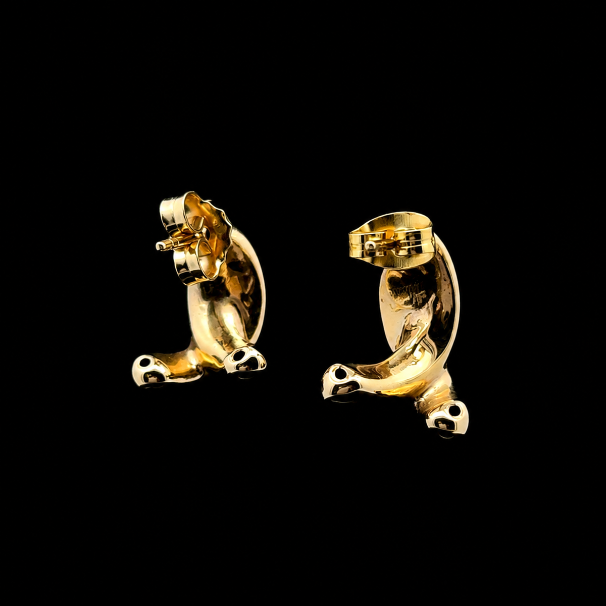 GOLD KNOT EARRINGS