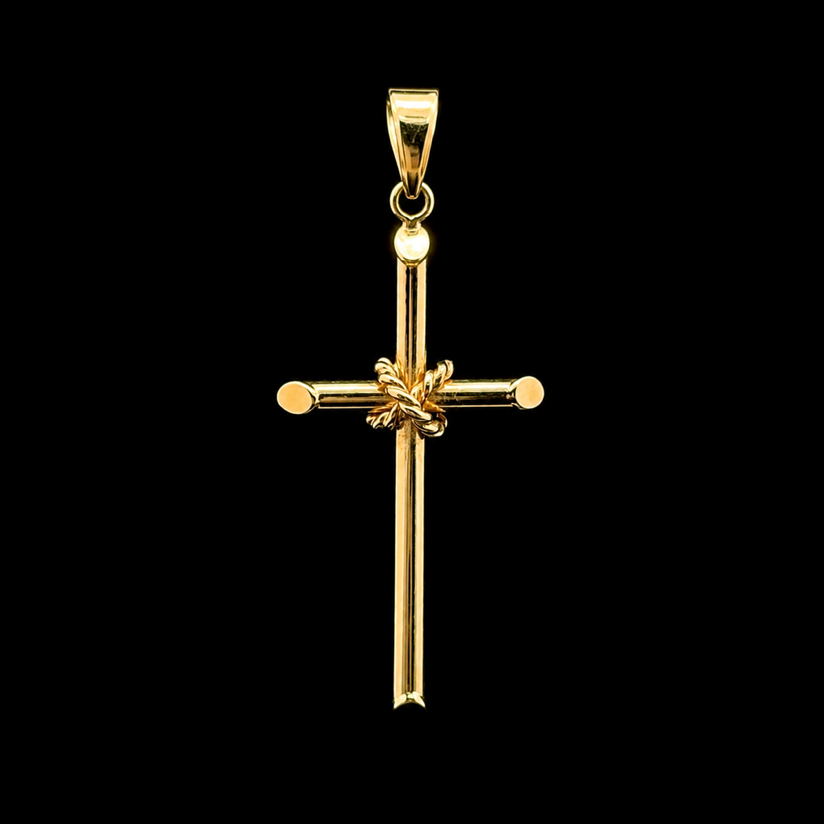 Croz Knot Yellow Gold Charm