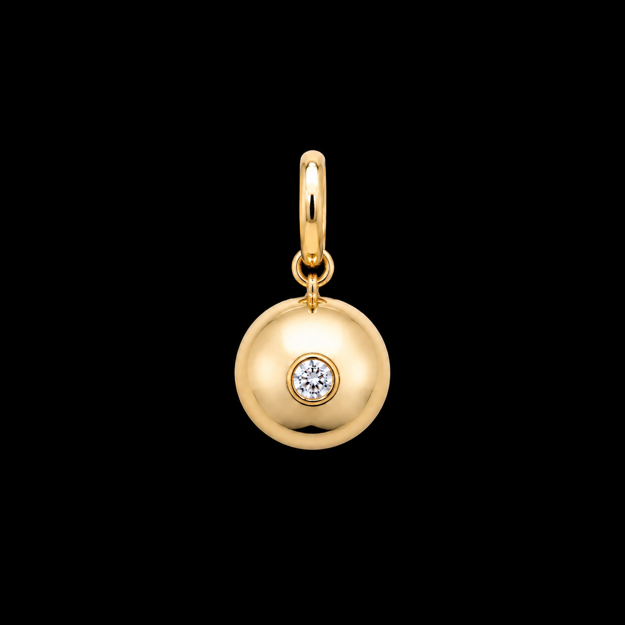 Serenity Gold Charm